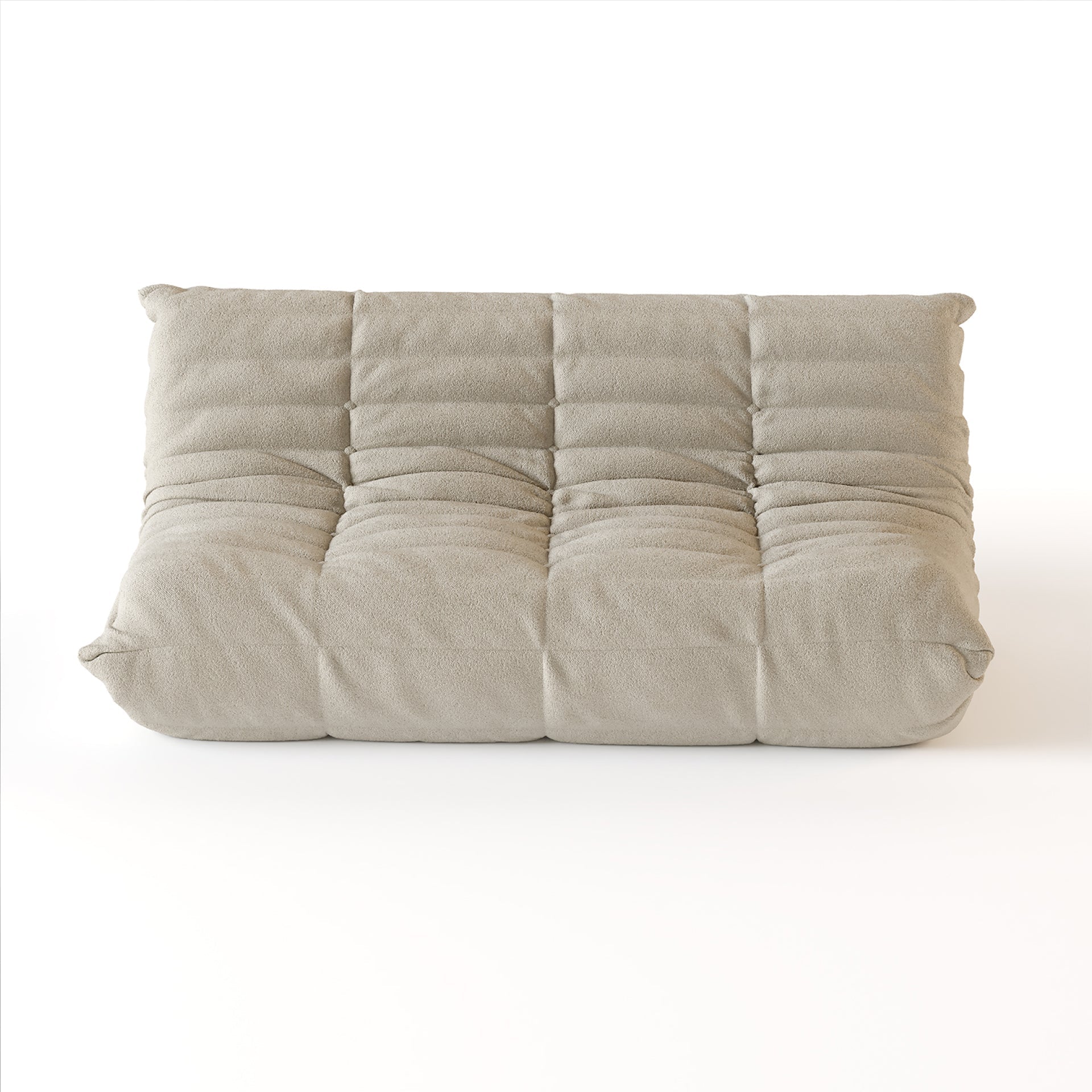 <tc>Sofa na Caixa</tc> 1973 3 lugares em Boucle - Linho