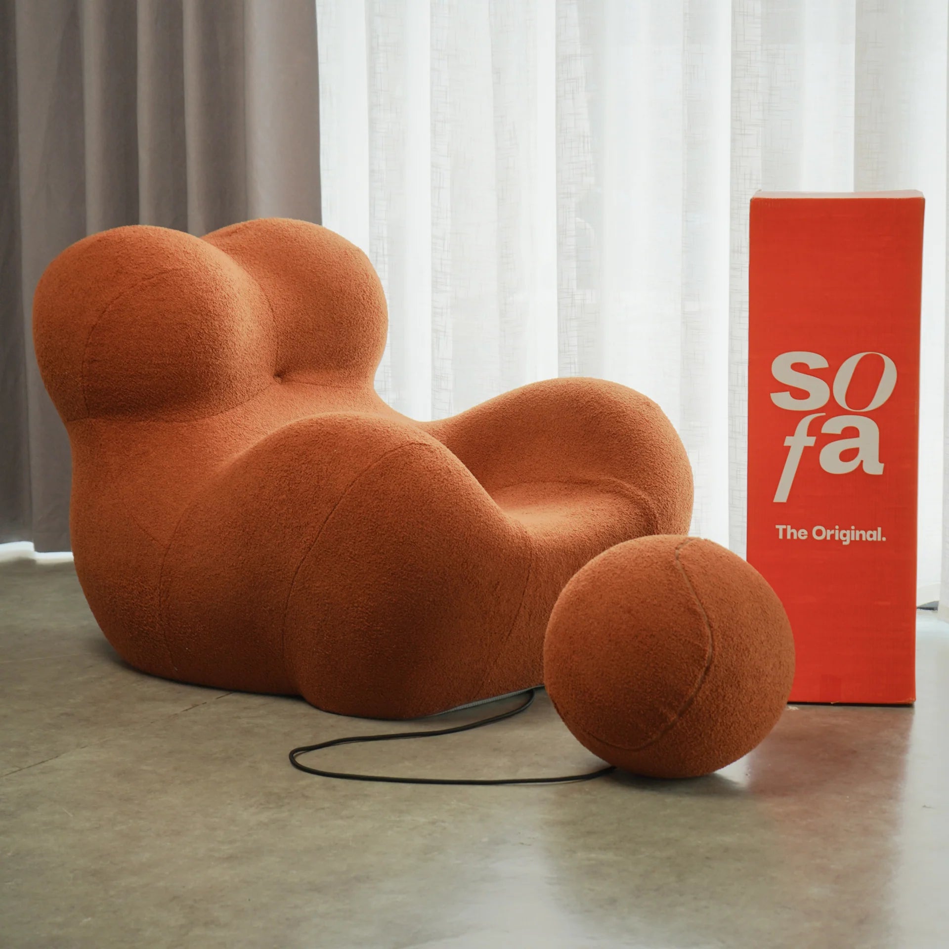 <tc>Sofa na Caixa</tc> Palla - Laranja