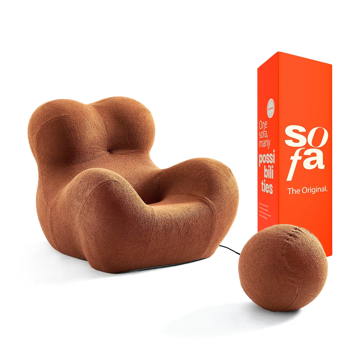 <tc>Sofa na Caixa</tc> Palla - Laranja