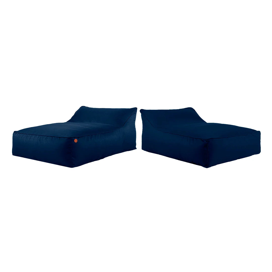 2 Duo Chaise Lounge Set - Navy